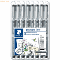 Fineliner Staedtler Pigment 308 zwart