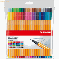 stabilo 5 x  Fineliner point 88 Etui mit 40 Stiften