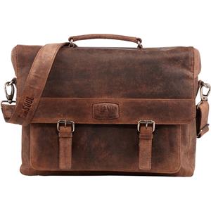 Pride & Soul Businesstasche Cloud 375x285x130mm Leder braun