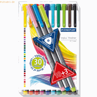 staedtler 20 x  Feinschreiber triplus fineliner 0,3mm Set mit 13 Farben