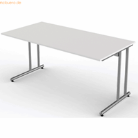 kerkmann Schreibtisch start up BxT 160x80cm lichtgrau