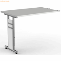 kerkmann Anbautisch StageOne Form 4 BxT100x60cm lichtgrau