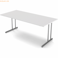 kerkmann Schreibtisch start up BxT 180x80cm lichtgrau