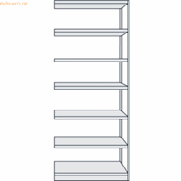 kerkmann Büroregal Progress 500 Anbauregal BxTxH 96x30x225cm 7 Böden l
