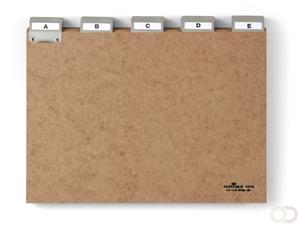 durable Leitregister A4 quer A-Z Pressspan 5/5-Teilung braun