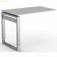 kerkmann Anbautisch StageOne Form 5 BxT 100x60cm lichtgrau