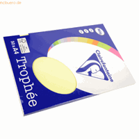 Clairefontaine Geel A4 Gekleurd papier 160 grams (50 vel)