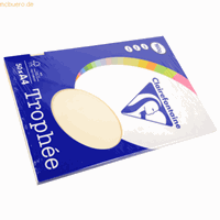 Clairefontaine Cr&egrave;me A4 Gekleurd papier 160 grams (50 vel)