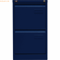 bisley Hängeregistraturschrank Light 2 Schübe 1-bahnig oxfordblau