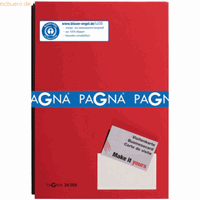pagna Unterschriftsmappe 20 Fächer Color rot