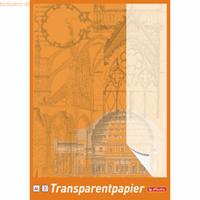 herlitz 5 x  Transparentpapierblock A4 65g/qm 30 Blatt