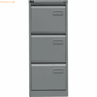 bisley Hängeregistraturschrank Light 3 Schübe 1-bahnig silber
