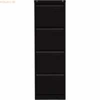 bisley Hängeregistraturschrank Light 4 Schübe 1-bahnig schwarz