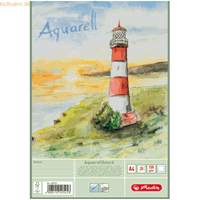 herlitz 3 x  Aquarellblock A4 VE=20 Blatt