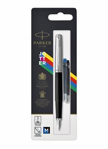 Parker Jotter Originals vulpen, zwart, op blister