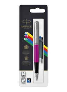 Parker Jotter Originals vulpen, magenta, op blister