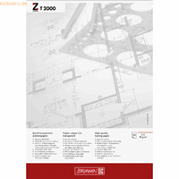 brunnen 5 x  Entwurfblock Zanders T2000 A3 70g/qm 25 Blatt