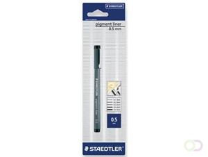 staedtler 10 x  Feinschreiber pigment liner 0,5mm schwarz