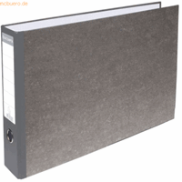 exacompta Ordner A3 quer Wolkenmarmor 70mm grau