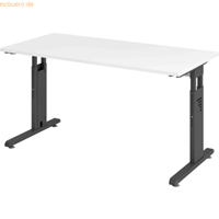 Hjh OFFICE PRO Mega 614 W, Melamine-gecoate spaanplaat, Mehrfarbig
