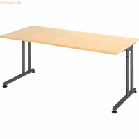 Hjh OFFICE PRO Zeno 19 G | 180x80, Melamine-gecoate spaanplaat, Mehrfarbig