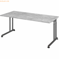 Hjh OFFICE PRO Zeno 19 G | 180x80, Melamine-gecoate spaanplaat, Mehrfarbig
