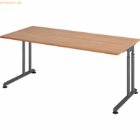 Hjh OFFICE PRO Zeno 19 G | 180x80, Melamine-gecoate spaanplaat, Mehrfarbig