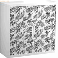 easyoffice Rollladenschrank  BxTxH 86x37,5x104cm Farn