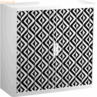 easyoffice Rollladenschrank  BxTxH 86x37,5x104cm Mosaik