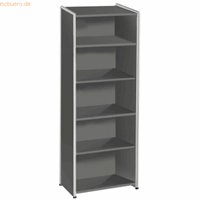 kerkmann Einzelschrank Artline Transparent breit 5 OH BxTxH 80x38x185c