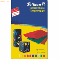 pelikan Transparentpapier 233 M/10 30x18cm 10 Blatt farbig sortiert