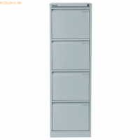bisley Hängeregistraturschrank 4 Schübe 1-bahnig l.grau
