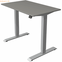 Kerkmann Zit/sta bureau Move 1 zilver- compact B 1000 x D 600 x H 740-1230mm.