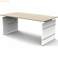 Kerkmann Bureau - Form4 - houten paneel frame - B1800 x D800 x H 680-760mm