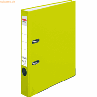 herlitz Ordner maX.file protect A4 5cm neon grün PP-Kunststoffbezug