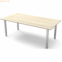 Kerkmann Vergadertafel Alpha blank 200x100cm verstelbaar