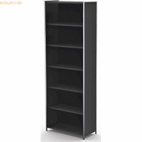 kerkmann Grundregal Artline breit 6 OH BxTxH 80x38x220cm anthrazit