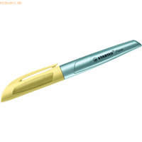 stabilo Füller Flow Cosmetic M metallic blau/gelb inkl. 1 Standardpatr