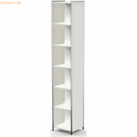 kerkmann Grundregal Artline schmal 6 OH BxTxH 41x38x220cm weiß