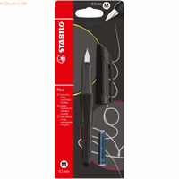 Vulpen STABILO Flow active medium zwart blister Ã  1 stuk
