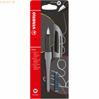 Vulpen STABILO Flow active medium grijs blister Ã  1 stuk