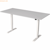 Kerkmann Zit/sta bureau Move1 wit, memory functie, B180 x D80 x H74-123 cm