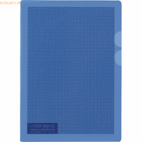 plusjapan Plus Japan Hüllen Camouflage A4 mit Sichtschutz VE=5 Stück blau