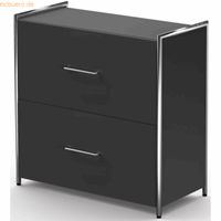 kerkmann Sidebaord Artline BxTxH 80x38x78cm 2 Schubfächer weiß/anthraz
