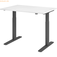 Hjh OFFICE PRO Xmka 12 G | 120x80 | elektrisch in hoogte verstelbaar, Melamine-gecoate spaanplaat, Mehrfarbig