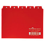 durable Leitregister A-Z A6quer PP 25-teilig rot