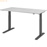 Hjh OFFICE PRO Xmka 16 G | 160x80 | elektrisch in hoogte verstelbaar, Melamine-gecoate spaanplaat, Mehrfarbig