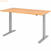 Hjh OFFICE PRO Xmka 16 S | 160x80 | elektrisch in hoogte verstelbaar, Melamine-gecoate spaanplaat, Mehrfarbig