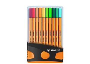 stabilo 5 x  Feinschreiber Fineliner point 88 ColorParade VE=20 Farben