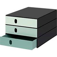 Schubladenbox Styro Styroval Pro Color Flow, für Formate bis C4, 3 oder 5 geschlossene Schübe, div. Farben mit Farbverlauf